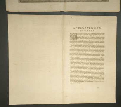 GUYET. Anjou. Andegavensium ditionis vera...