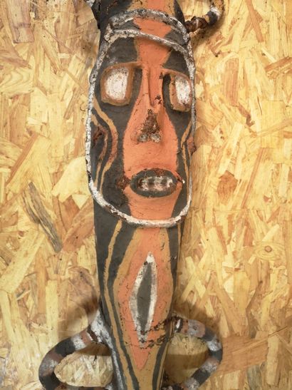 MALEKULA Iles. VANUATU. Figure ancêtre. (acc.)...