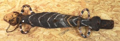MALEKULA Iles. VANUATU. Figure ancêtre. (acc.)...