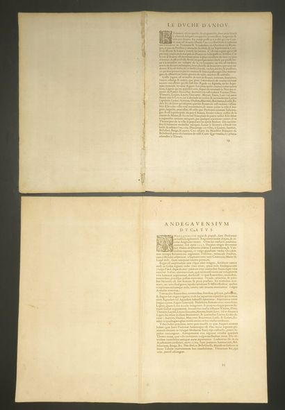 GUYET. Anjou. Andegavensium ditionis vera...