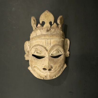 INDE - XXe siècle
Masque en bois à traces...