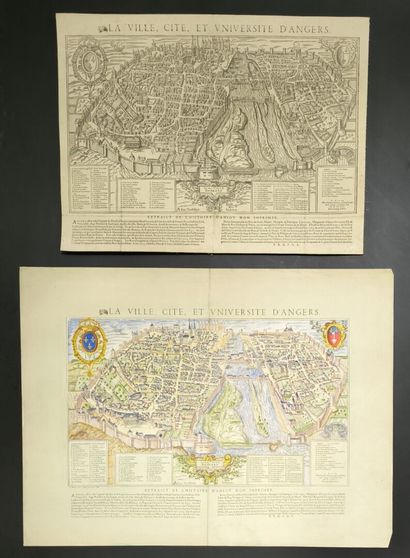 La Ville, cité et université d'Angers, vue...
