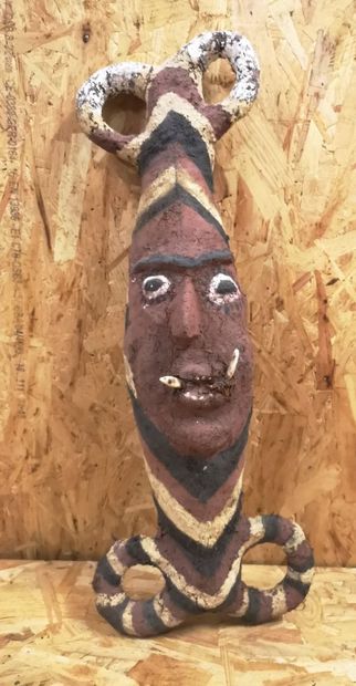 MALEKULA Iles. VANUATU. Figure ancêtre. (petits...