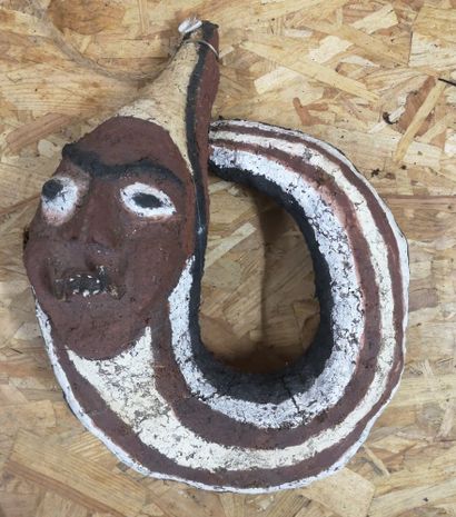 MALEKULA Iles. VANUATU. Figure rituelle funéraire...
