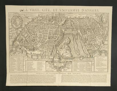La Ville, cité et université d'Angers, vue...
