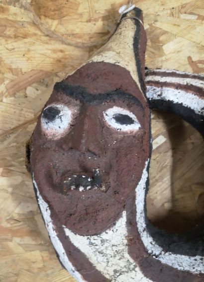 MALEKULA Iles. VANUATU. Figure rituelle funéraire...