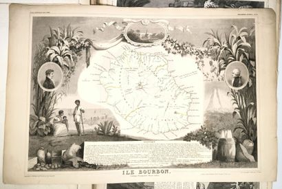 Afrique. Important ensemble de 45 cartes...