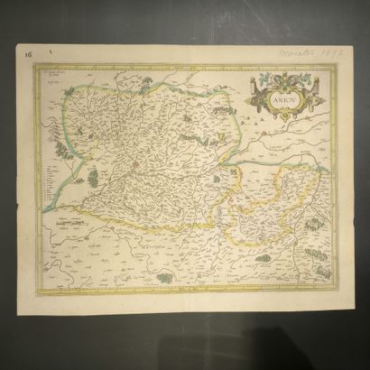 MERCATOR. ANIOU. [1597]. Carte gravée et...