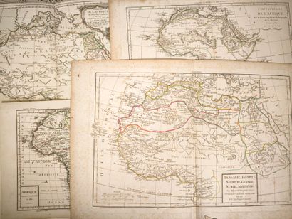 Afrique. Important ensemble de 45 cartes...