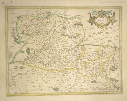 MERCATOR. ANIOU. [1597]. Carte gravée et...