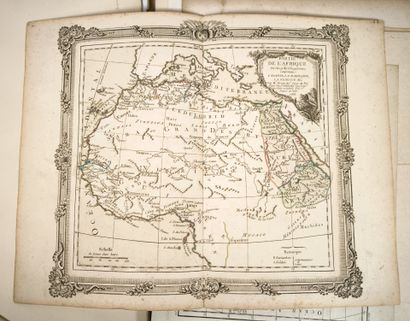 Afrique. Important ensemble de 45 cartes...