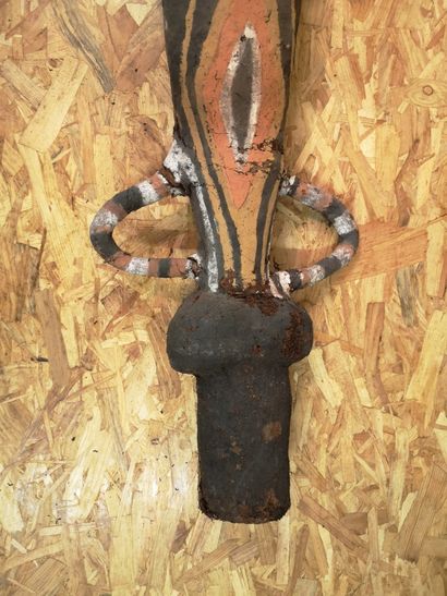 MALEKULA Iles. VANUATU. Figure ancêtre. (acc.)...