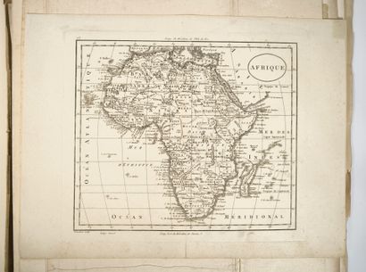 Afrique. Important ensemble de 45 cartes...
