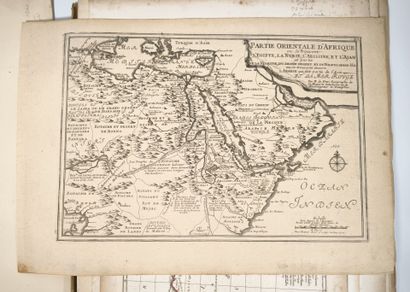 Afrique. Important ensemble de 45 cartes...