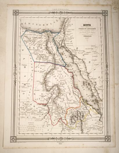 Afrique. Important ensemble de 45 cartes...