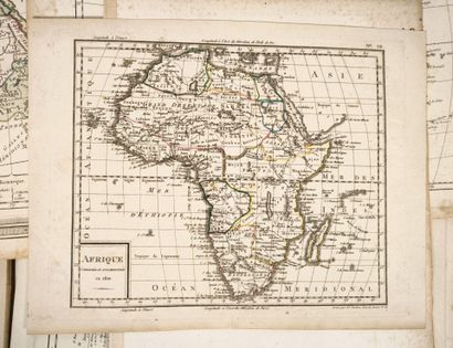 Afrique. Important ensemble de 45 cartes...