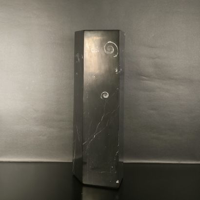 GILLES CAFFIER (born 1963). Black marble...