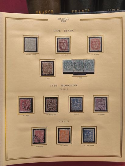 France. Collection of TP N** and OBL, from...