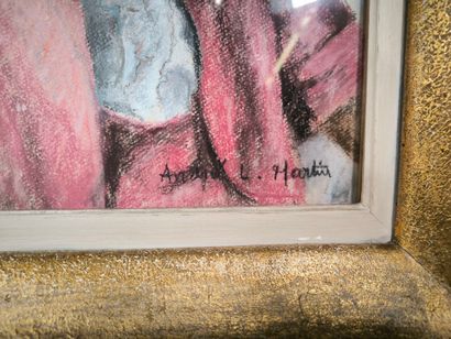 Lot: - André L Martin (vers 1930-40). 
Portrait...