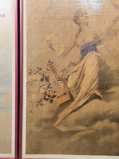Louise ABBEMA (1858-1927) (after) 
Painting...
