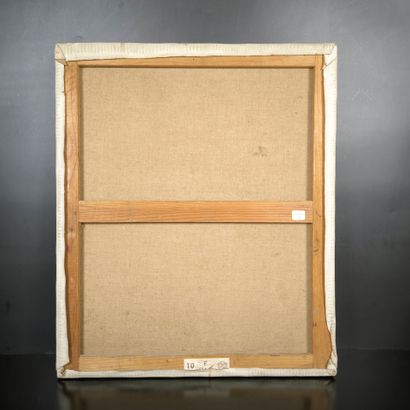 . A. MOUTT AND (?). Untitled. Oil on canvas,...