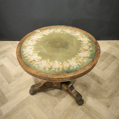 . Louis Philippe period mahogany and mahogany...