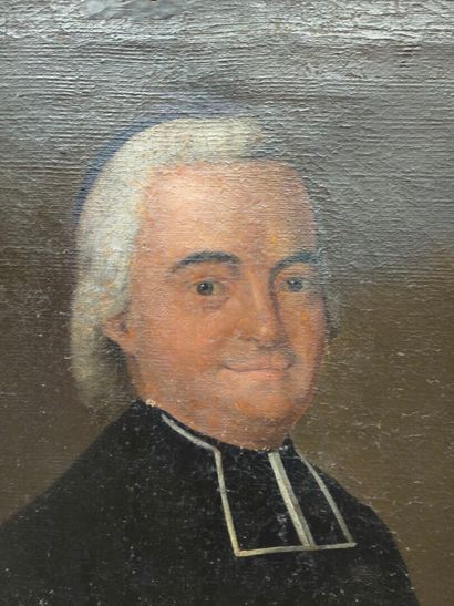 Ecole française du XVIIIème. Homme d'église....
