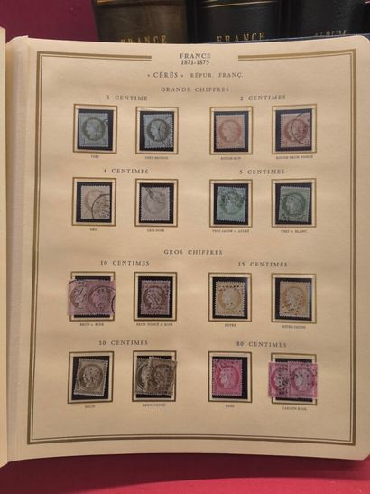 France. Collection of TP N** and OBL, from...
