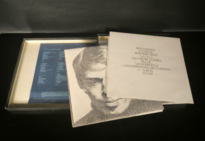 Jacques BREL. Boxed album - 7 vinyl LPs of...