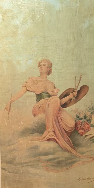 Louise ABBEMA (1858-1927) (after) 
Painting...
