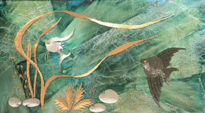 H. THIBAUT (? - years 1970-80). Fish under...