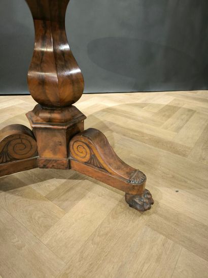 . Louis Philippe period mahogany and mahogany...