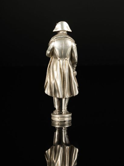 Silver Napoleon seal. Minerve hallmark. Height:...
