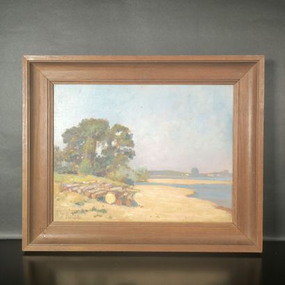 Charles BERJOLE (1884-1924)
Bord de Loire
Huile...
