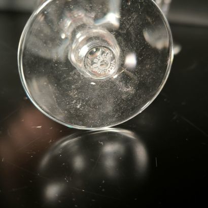 VILLEROY & BOCH. Crystal glass set: 4 champagne...