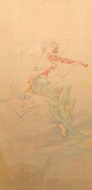 Louise ABBEMA (1858-1927) (after) 
Painting...
