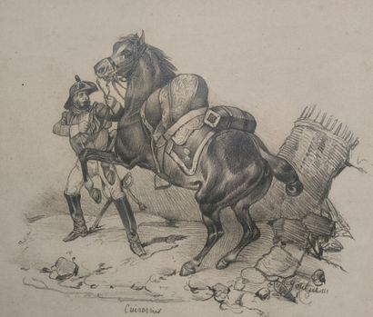 GOUBERT (?). Ensemble de deux oeuvres :
-...