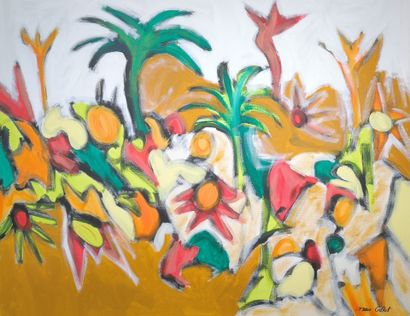 Marie GILLET (born 1965). Untitled. Painting...