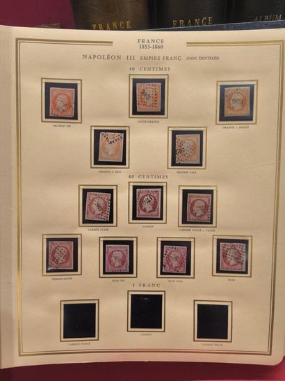 France. Collection of TP N** and OBL, from...