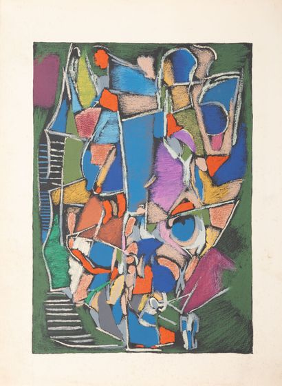 André LANSKOY (1902-1976) - attributed to
Composition
Lithograph
65...