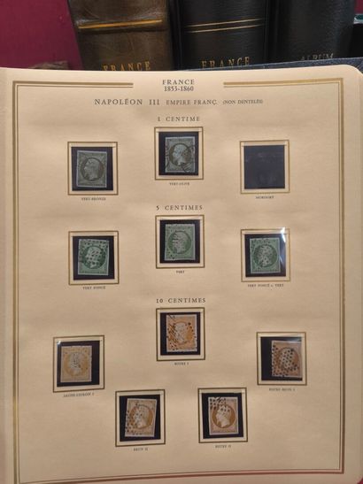France. Collection of TP N** and OBL, from...