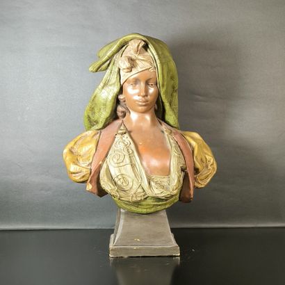 GOLDSCHEIDER éditeur. Buste de jeune fille...