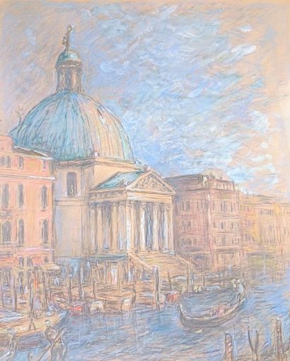 Anonymous, 20th century. Venice, the Church...