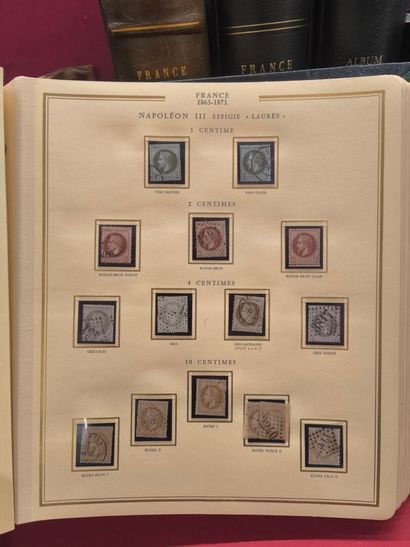France. Collection of TP N** and OBL, from...