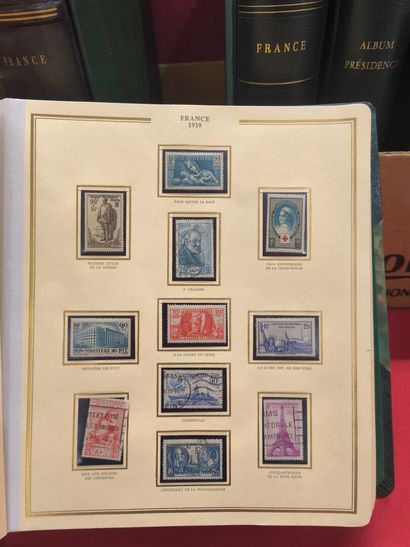 France. Collection of TP N** and OBL, from...