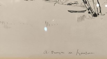 André Albert Marie DUNOYER DE SEGONZAC (1884-1974)....