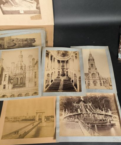 Important lot of photographs and prints on...