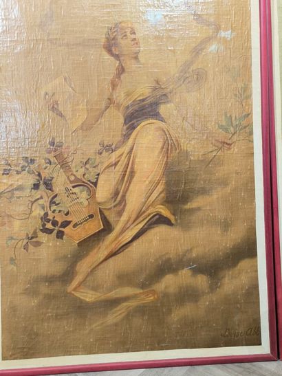 Louise ABBEMA (1858-1927) (after) 
Painting...