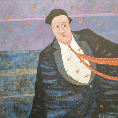 Andrew PAINTER (born 1957)
Man looking sideways
Signed...