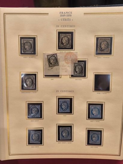 France. Collection of TP N** and OBL, from...